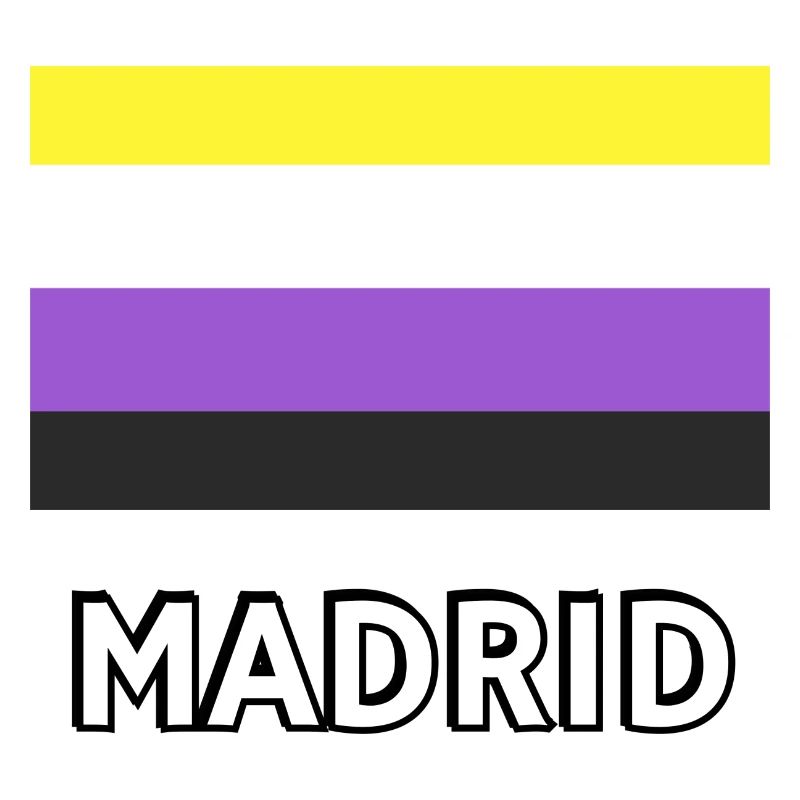 Non binary Pride Flag Madrid