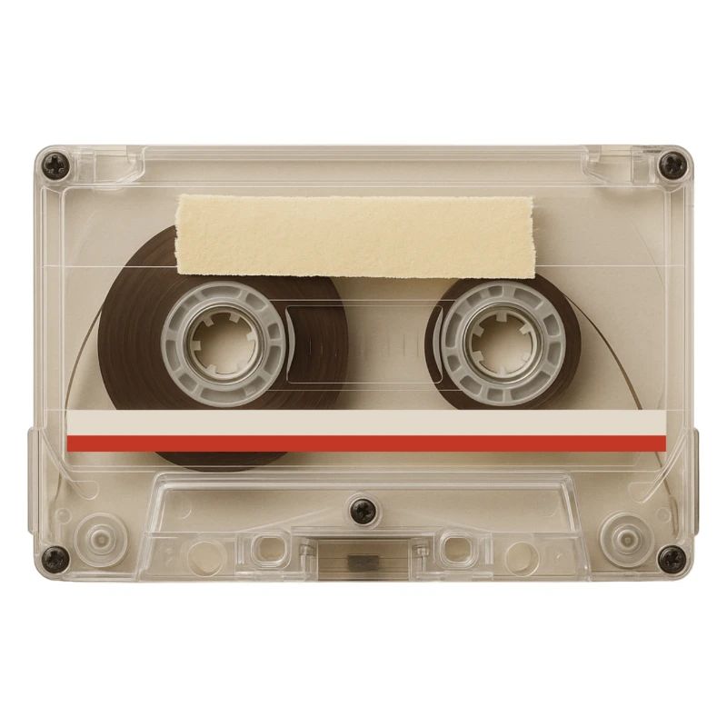 Transparente Kassette – Retro Mixtape