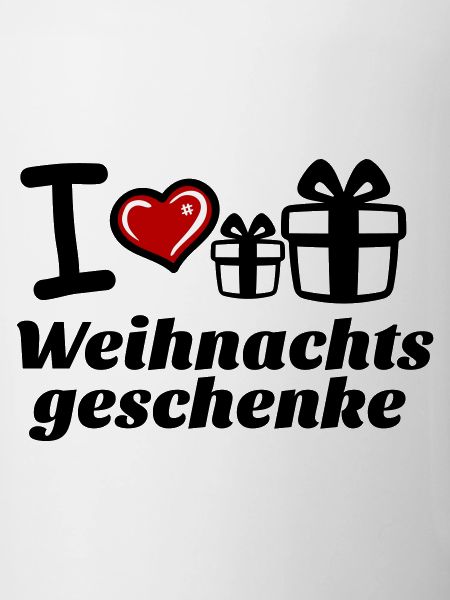 I Love Weihnachtsgeschenke 