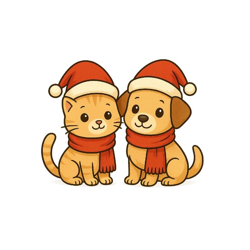 Duo de Noël Amis de compagnie