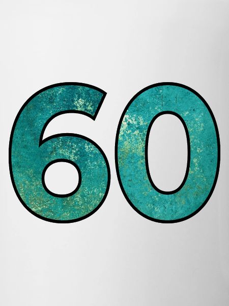 Number 60 - 60th Birthday