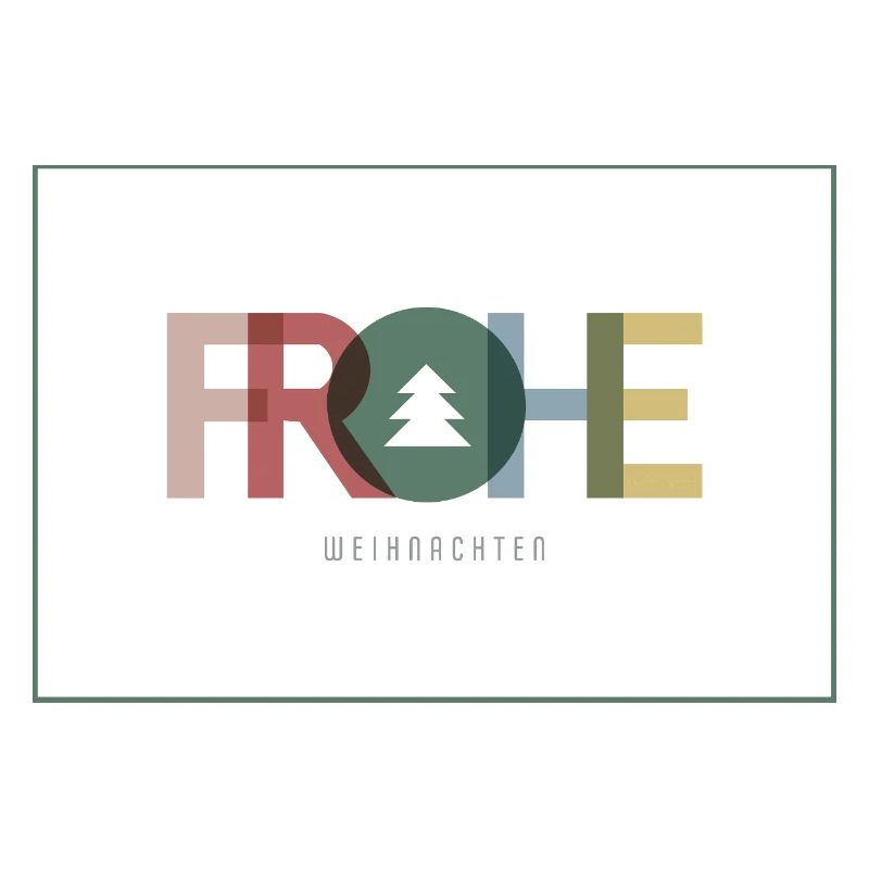 Joyeux Noël – Design rétro moderne