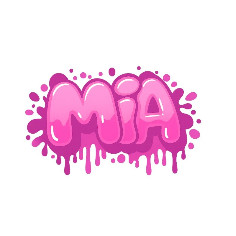 Graffiti MIA Name Gift Ideal Printable