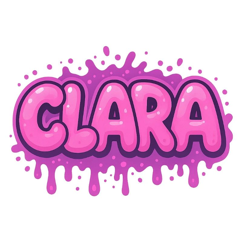 Graffiti CLARA Name Gift Ideal Printable