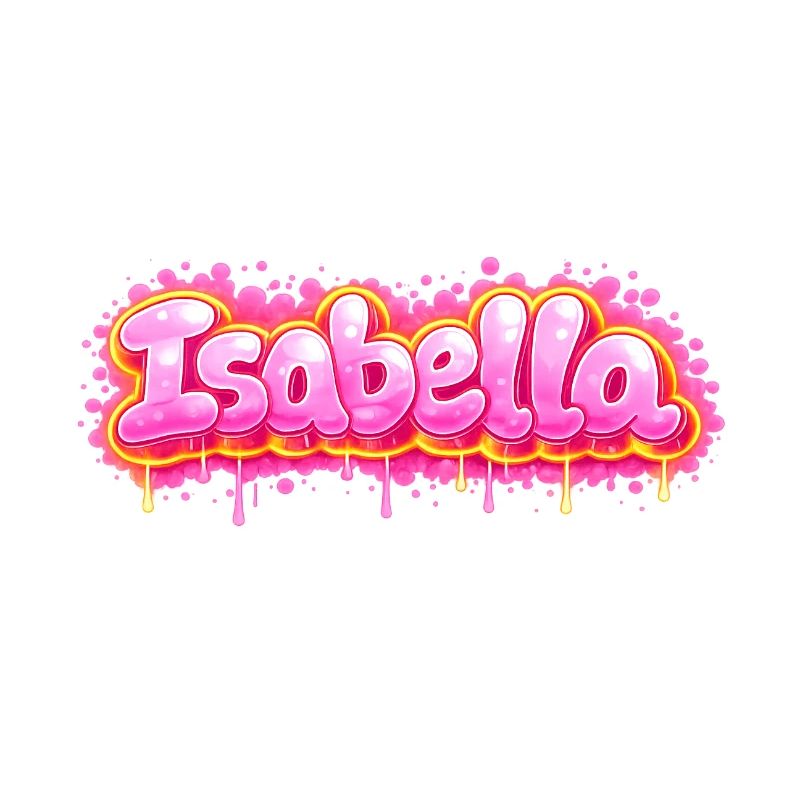 ISABELLA GRAFFITI NAME FOR PERFECT GIFT PRINTABLE 