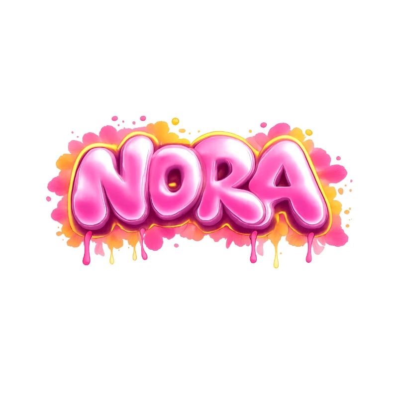 NORA GRAFFITI NAME FOR PERFECT GIFT PRINTABLE on c