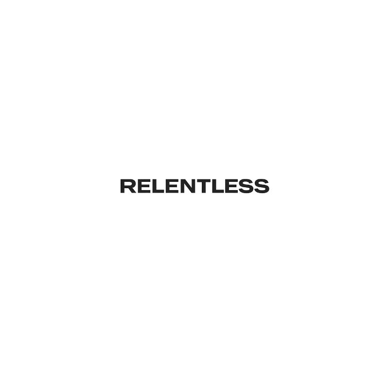 Relentless Typography Strong Text Design
