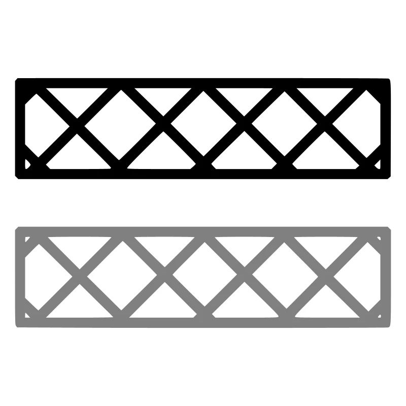 Fence Grid Pattern Frame