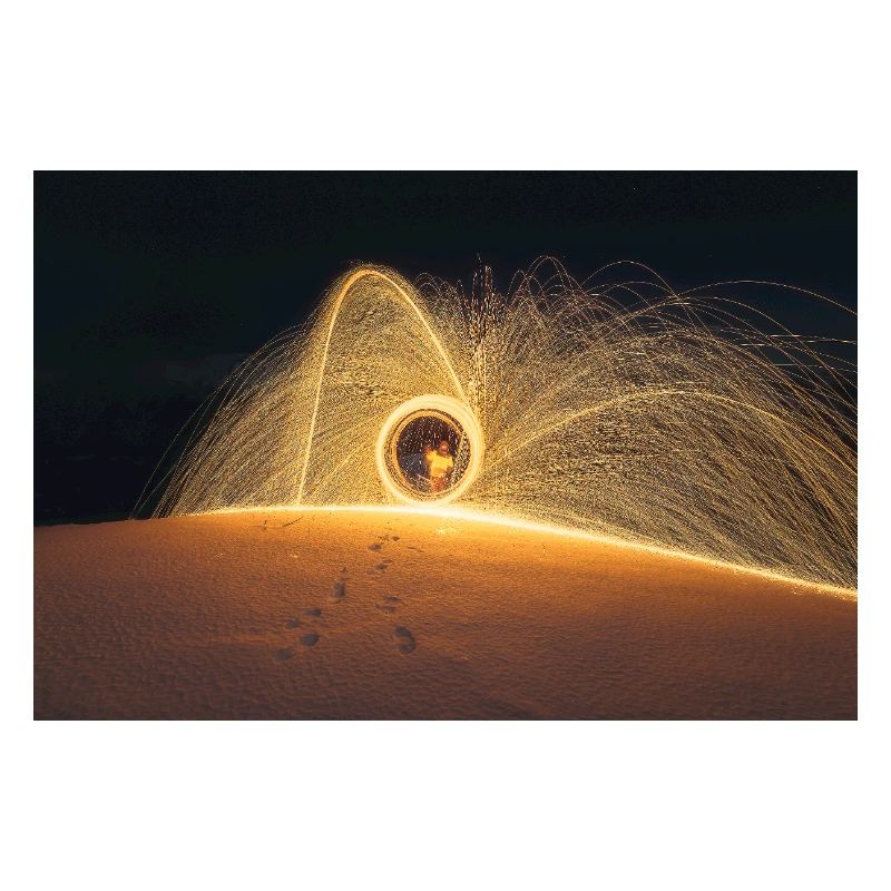 Flaming Steel Wool