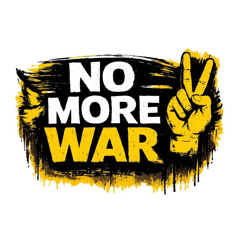 War No More – Sticker Peace & Humanity 