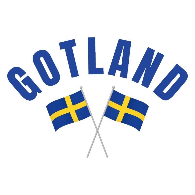Gotland Swedish Flags 