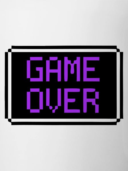 Game Over Shield Retro Gamer
