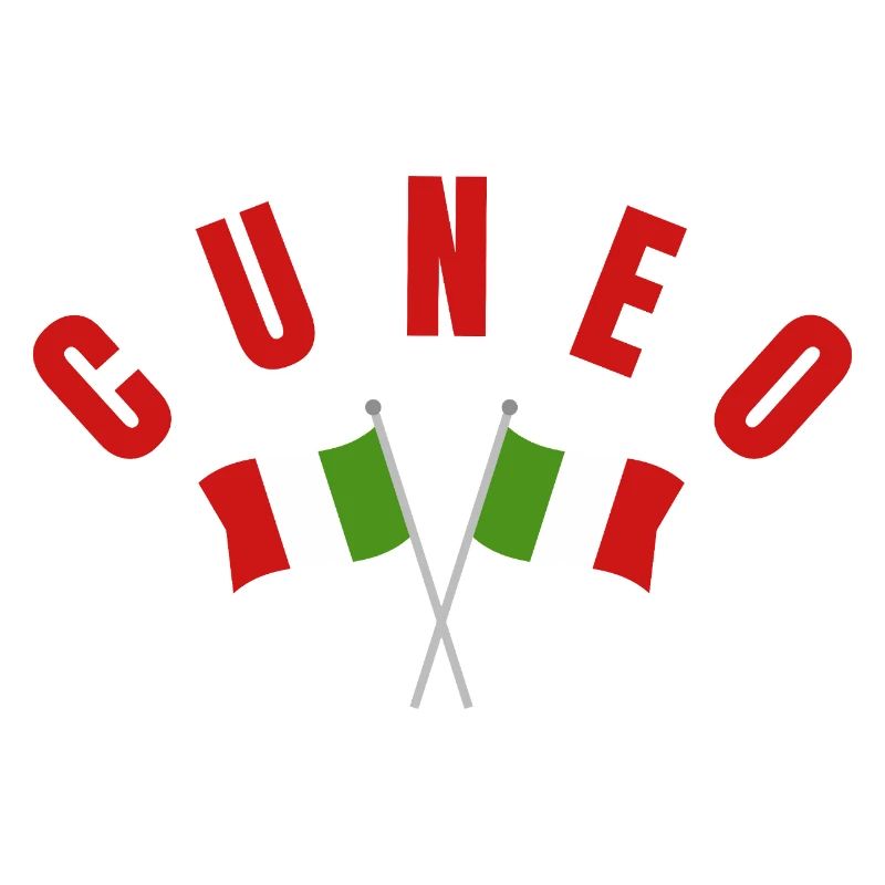 Cuneo a traversé les drapeaux italiens