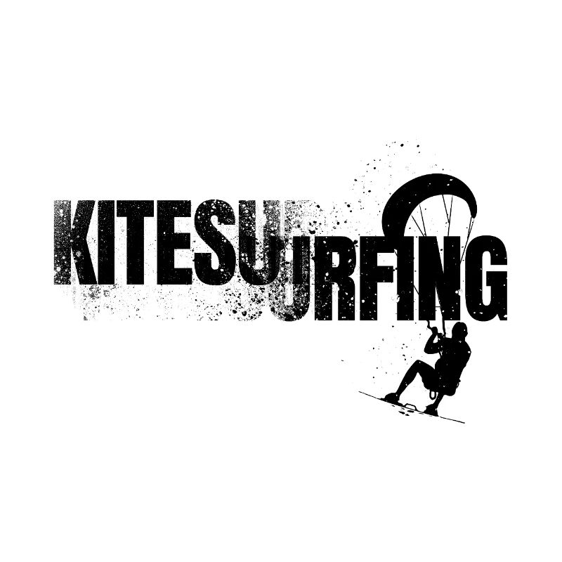 Lettrage Kiesurfing
