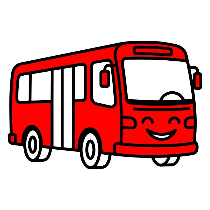 Dessin animé de bus