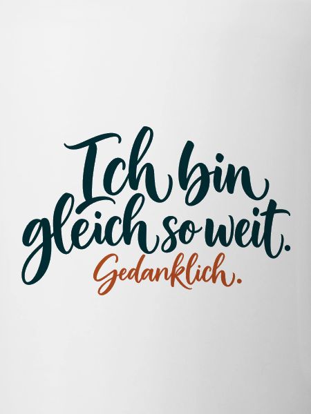 Gedanklich Gleich So Weit