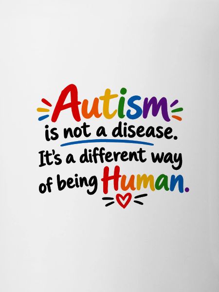Autismus Akzeptanz Regenbogen Design