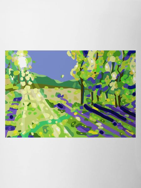 Impressionistische Sonnenlandschaft