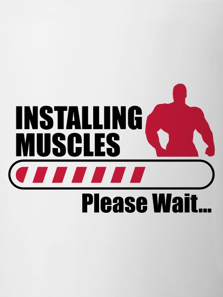 Funny Gym Installign Muscles