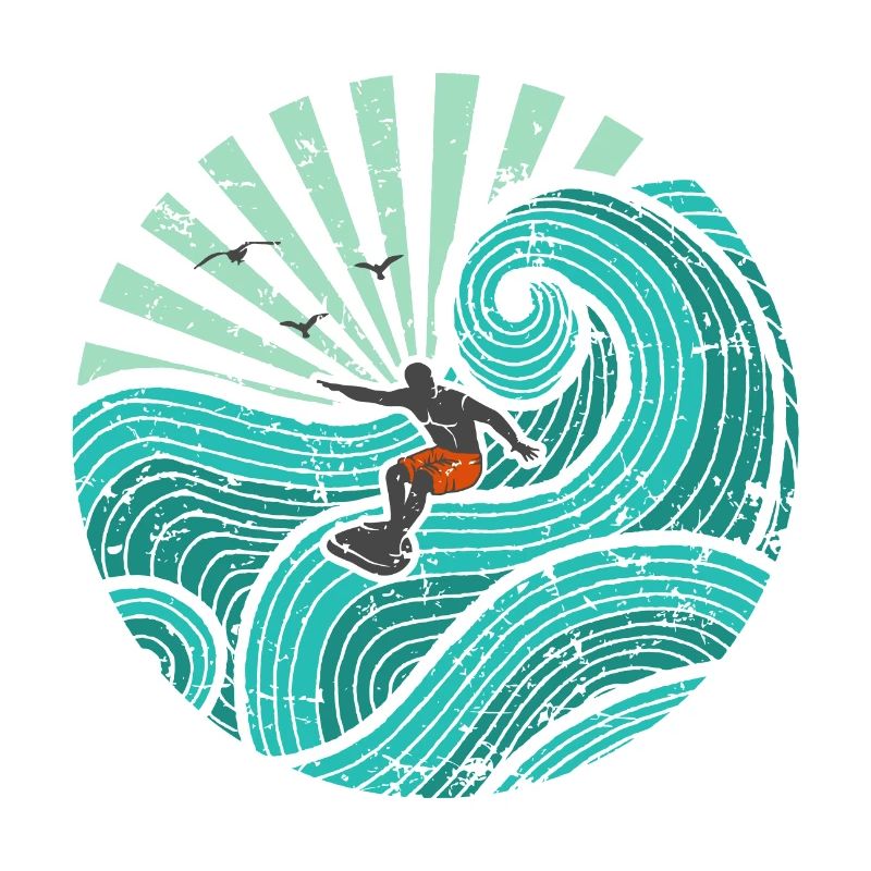 Surfer turquoise