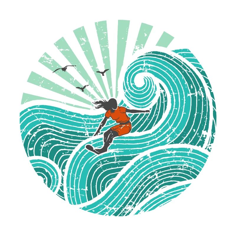 Surfer turquoise