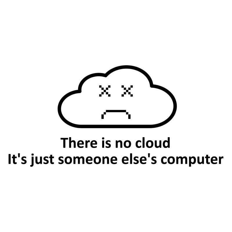 There is no cloud
