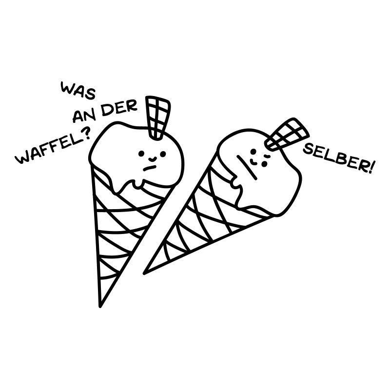 Eis - Was an der Waffel?