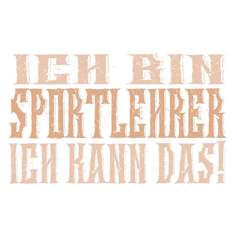 Ich bin Sportlehrer