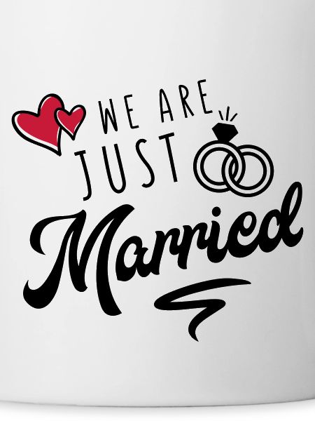 we are just married