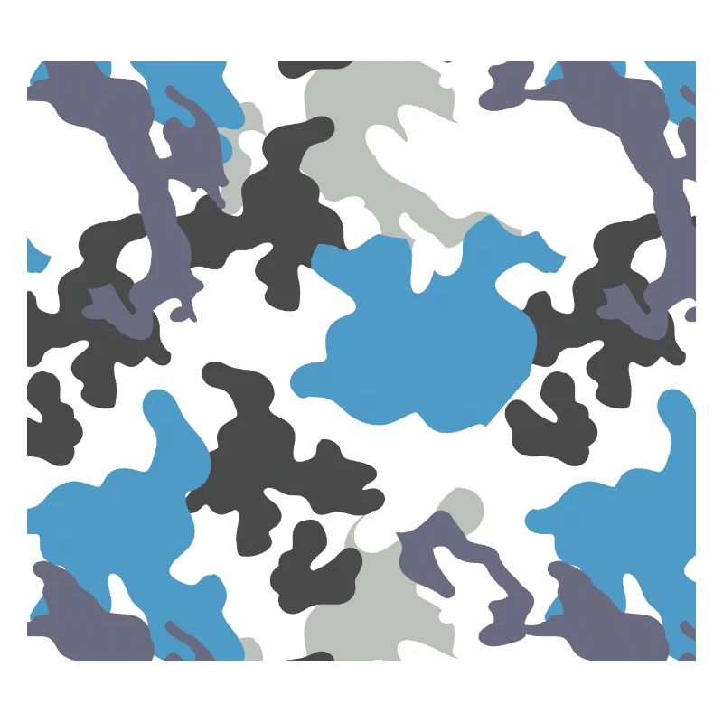 Camouflage Blue Pattern
