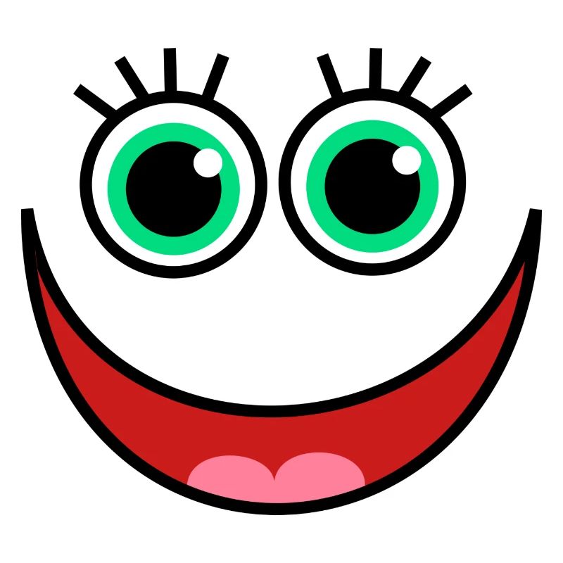 Conception d'yeux de visage drôle