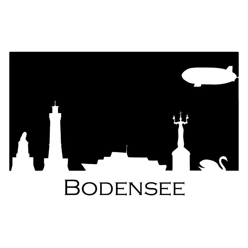 Bodensee | Silhouette | Schwarz