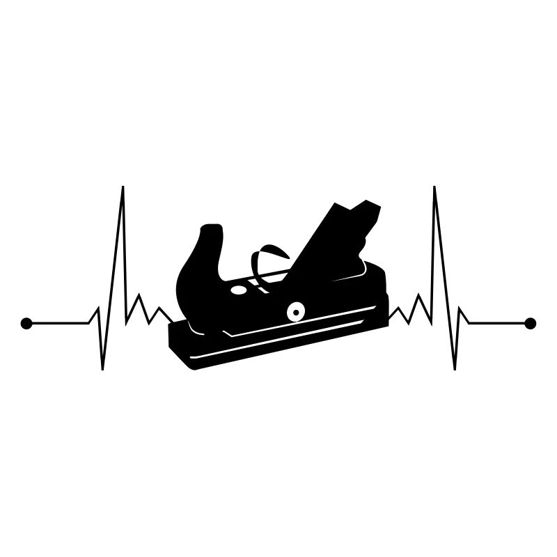 Planer carpenter heartbeat carpenter pulse motif