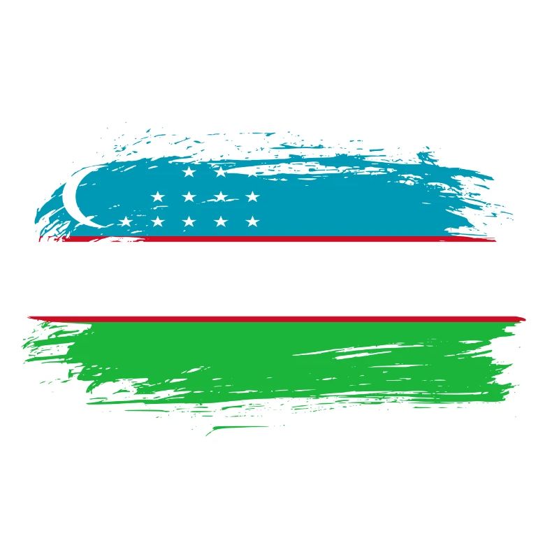 Drapeau drapeau Ouzbékistan