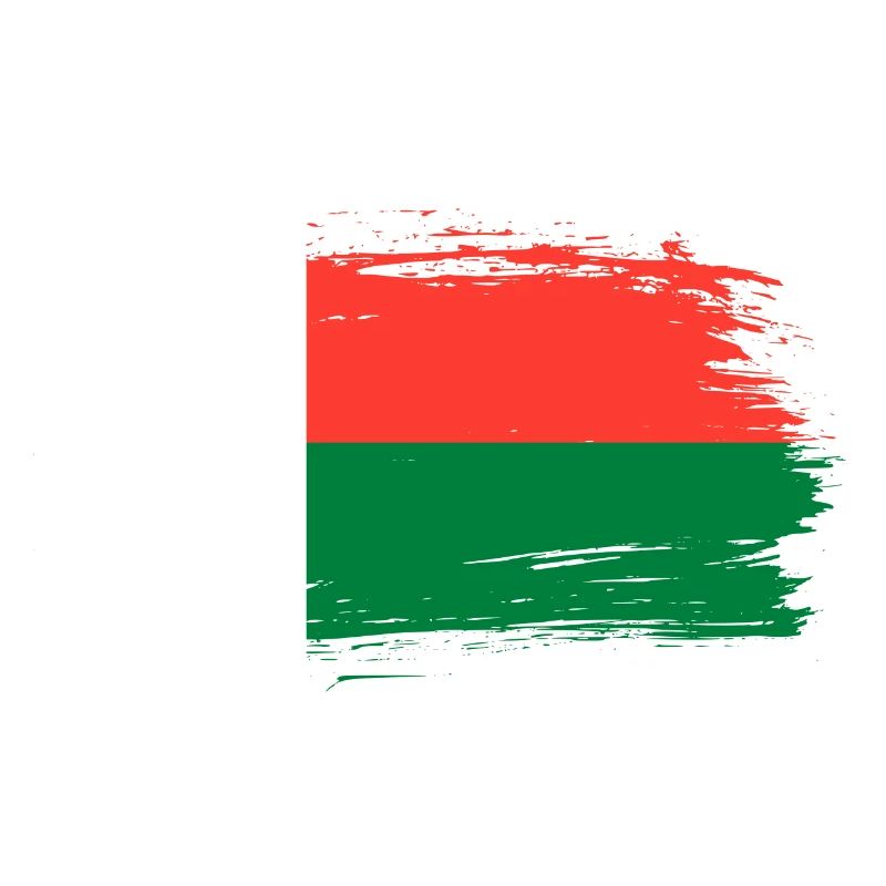 Madagascar flag banner