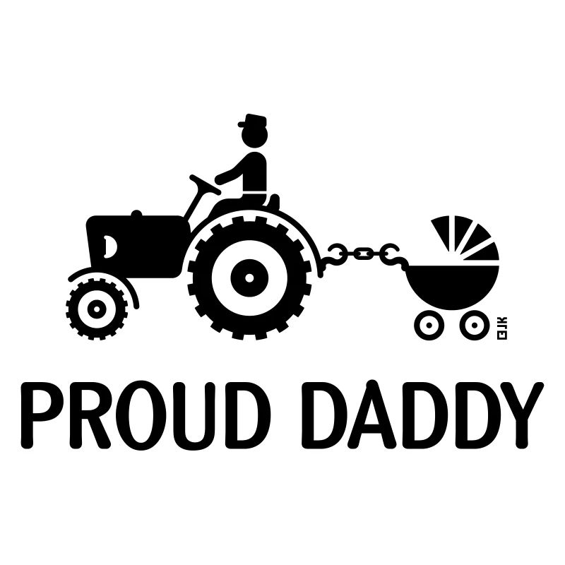 Proud Daddy (Tractor Driver & Pushchair)