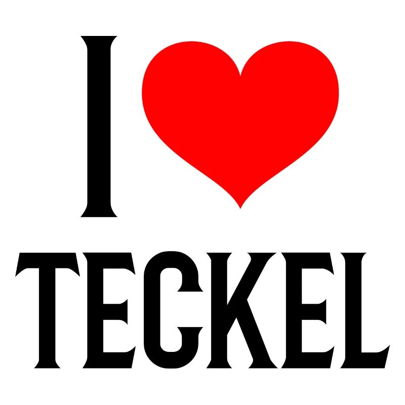 i heart teckel - j'aime mon teckel