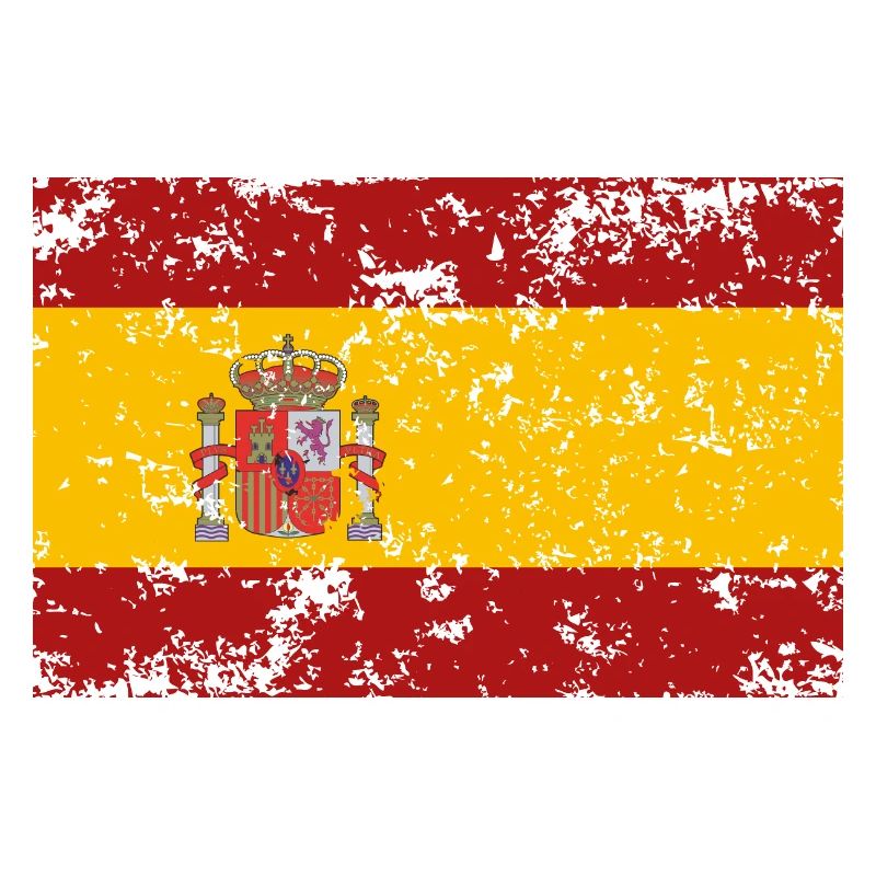 Drapeau de l’Espagne, effet usé