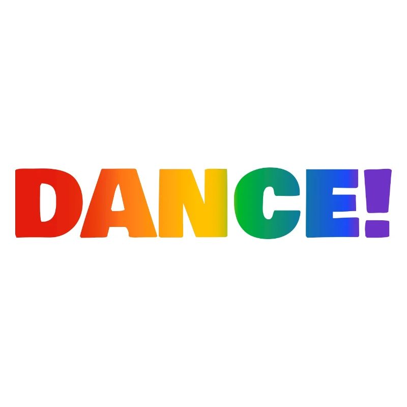 Texte arc-en-ciel DANCE