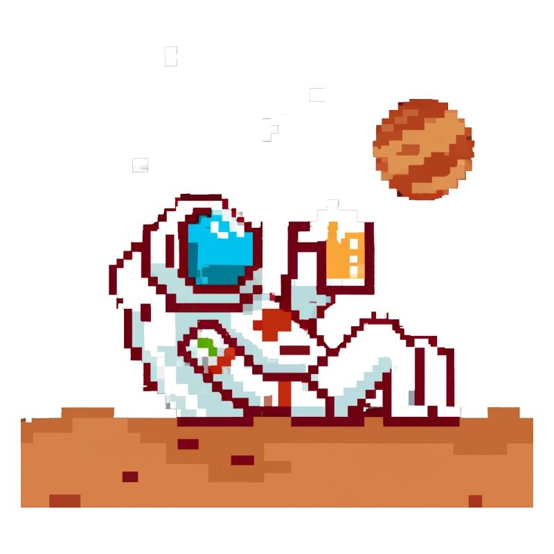 Astronaut in der Freizeit