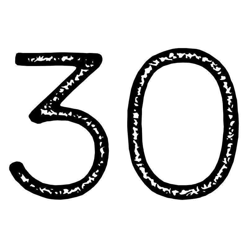 30 - Numéro - Anniversaire
