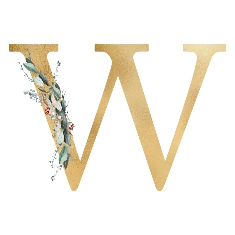 Monogramme personnalisable W