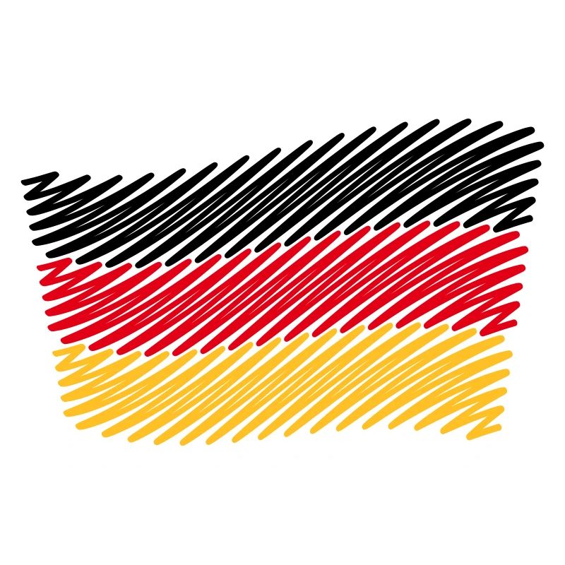 National Flag Of Germany (Scribble)