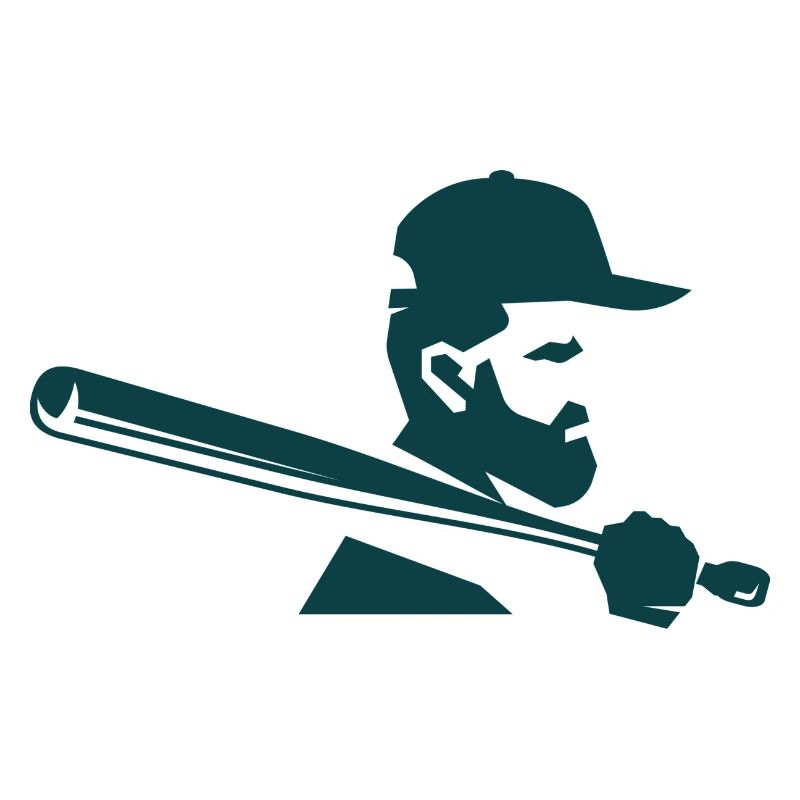 Baseball Spieler Logo