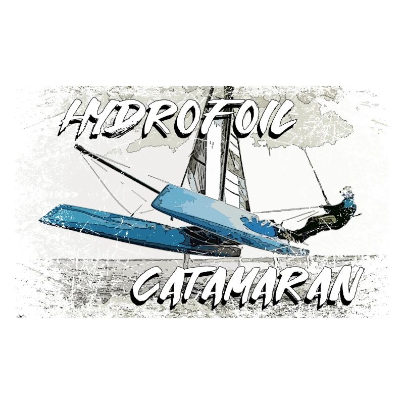 Hydroptère catamaran