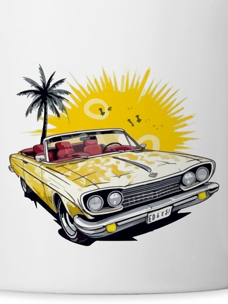 American convertible car