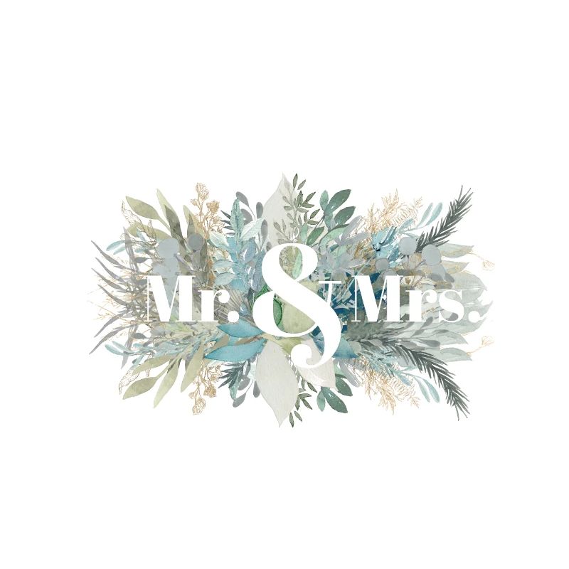 Mr. & Mrs. Eucalyptus customizable