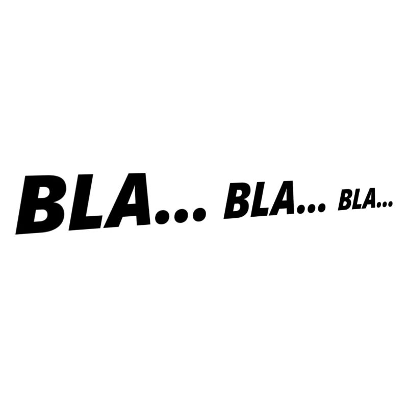 bla bla bla