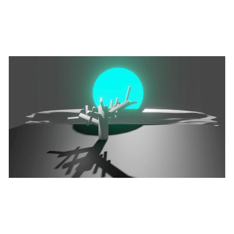 Sonne und Baum