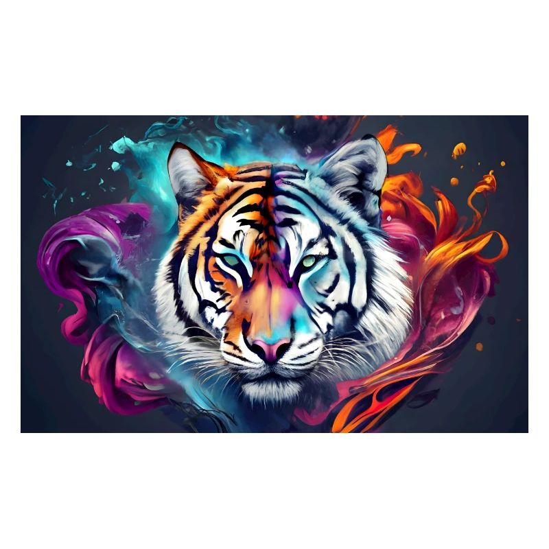 tigre coloré